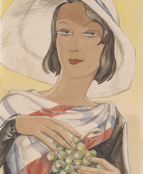 Frau mit weißem Hut (Mia Münster)